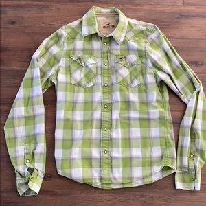Men’s Hollister long sleeve button down shirt